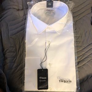 NWT T.M. Lewin Fitted Marcella Tuxedo Shirt